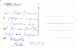 CPA Creusot District St Henri