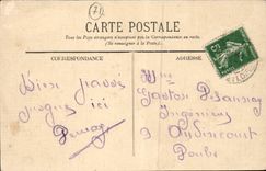 CPA Chagny Bassin du canal (carte toilee)