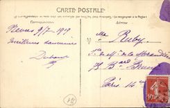 CPA Uchon stone the snail appelee also rock of stable TOP (goat goat)