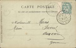 CAbourg CPA der Strand und das Kasino