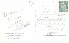 Arromanches les Bains CPA Port de la Liberation Pontons de debarquement et navires echoues