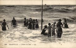 Deauville CPA the hour of the bath