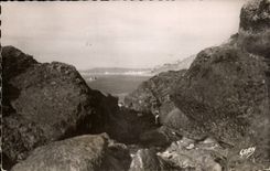 Villers auf Meer CPa die Stadt durch die Felsen