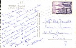 Honfleur CPA Le clocher Ste Catherine