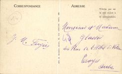 Lisieux CPA alte Hausstrasse mit Saubohnen