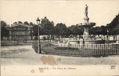 Bayeux CPA der Ort des Schlosses