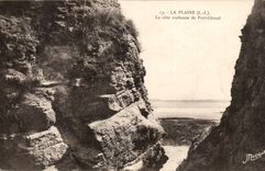 Normales CPA das Felsenmass des Giraud Hafens