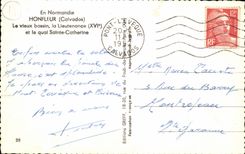 Honfleur CPM le vieux bassin La lieutenance et le quai Sainte Catherine