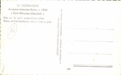 arromanches les Bains - 1944 Port Winston Churchill - CPA