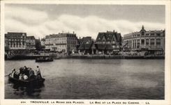 Trouville - the Queen of the Beaches - the Vat and the Place of Casino CPA