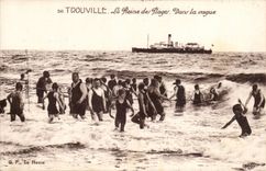 Trouville - the Queen of the Beaches - vague - Steamer - Steamer - CPA