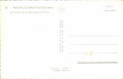 Trouville - the casino and Boats of Pechs - CPA