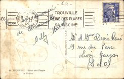 Trouville - Queen of the Beaches - the Swimming pool - CPA