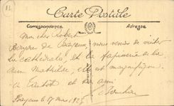 Bayeux - die Kathedrale - der Nave - CPA