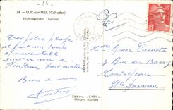 Luc on Sea - Hydropathic establishment - CPA