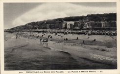 Trouville - the Queen of the Beaches - the Beach has High tide CPA
