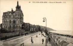 Villers auf Meer - Strasse von Deauville - CPA