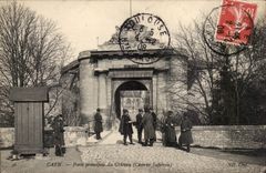 Caen - Gatter pricipale des Schlosses - CPA