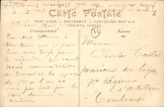 Caen - Gatter pricipale des Schlosses - CPA