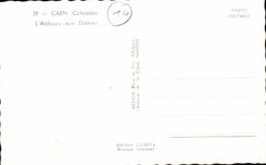 Caen - die Abtei mit den Damen - CPA