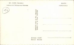 Caen - die Abtei mit den Mannern - CPA