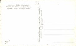 Caen - Haus des holzernen Strasse Saint Pierre - CPA