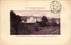 Thury Harcourt CPA the castle and hill of Benign St