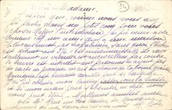 Saint Aubin on Sea CPA the beach