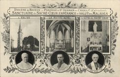 CPA Sanctuary Parish of German St of the cRioult Black and white Apple-brandy X Lemonnier Pihan Abbot