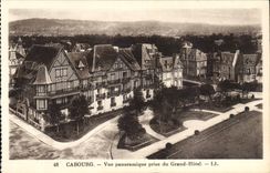 CAbourg CPA Panoramic View taken of the large Hotel