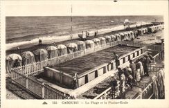 CAbourg CPA the beach and the swimming pool school