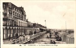 CAbourg CPA the large hotel and the beach