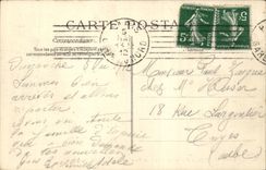 Paris CPA Train station of North and Denain boulevard