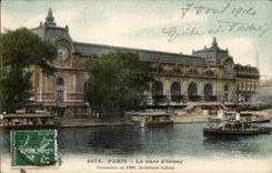 Paris CPA Train station of orsay