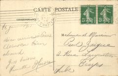 Paris CPA Panorama towards the new station of Orleans (Eiffel Tower Orsay)