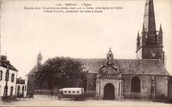 Carnac - L'Eglise Date de 1639 - CPA 