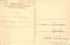 Josselin - Innenfront des Schlosses 1490 1505 - CPA