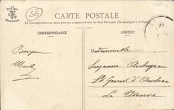 Auray - Young girl of co Anne d' Auray - Picturesque Brittany - CPA