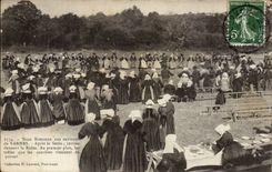 Vannes CPA Breton Noces around Vannes After the feast invite dancing Ridee TOP