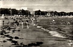 Carnac CPA La grande plage et les hotels