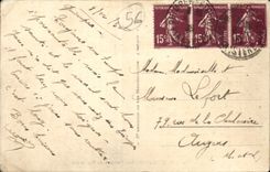 CPA Peninsula of Quiberon rocks of Beg er Lau