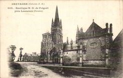 CPA Basilica ND of Folgoet close Lesneven