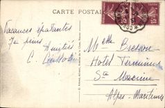 Morgat CPA Seen on the port and the pier