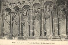 Les Apotres - Porche du Cloitre - CPA 