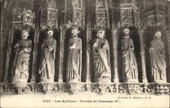 Apostles - Porch of Pencran - CPA