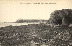Pouldu - Entrance of the River - Cave of Saint Julien - CPA