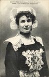 Rosporden CPA Breton caps Young girl (folklore costume)
