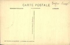 River of Quimper CPA the castle of Lanniron