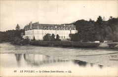 Pouldu CPA the castle Saint Maurice