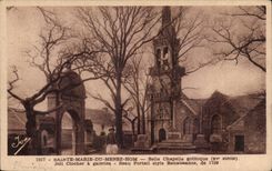 Saint Marie of Carry out Gothic Hom CPA Bellec ahpelle pretty bell-tower has galleries